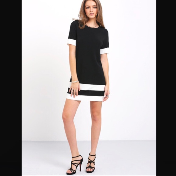 Dresses & Skirts - Colorblock Striped Mini Dress